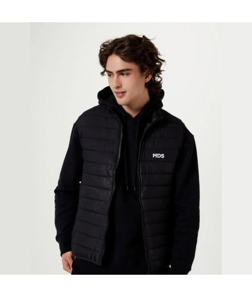 Colete Puffer Masculino Preto - MDS