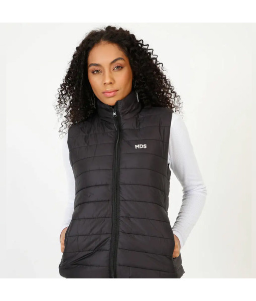Colete Puffer feminino Preto - MDS